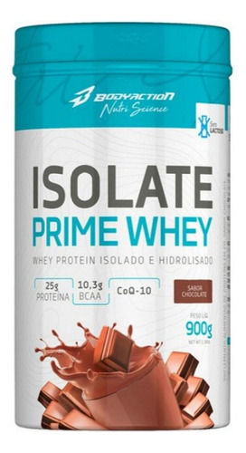 Isolate Prime Whey 900g Iso Hidro Coq-10 Stevia Chocolate