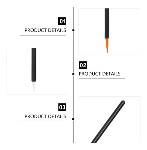 Pincel Delineador De Ojos, Aplicador De Maquillaje, Varitas