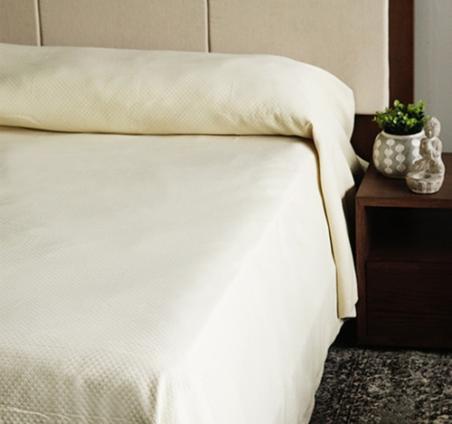 Colcha Hotelera Individual Hotel Collection Color Arena Rombo