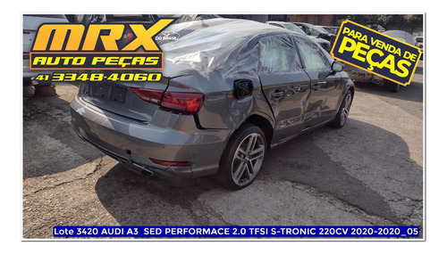 Sucata Audi A3 Sed Perfom 2.0 Tfsi S-tronic 220cv 2020 Pecas