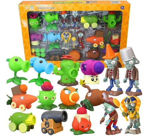 Plants Vs Zombies Juguete Infantil De Plástico Blando Ab2