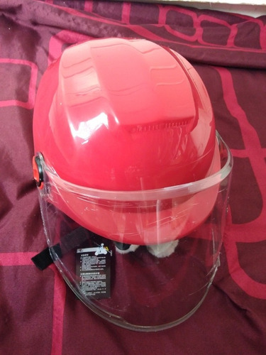 Casco Ligero, Económico Rojo 3/4