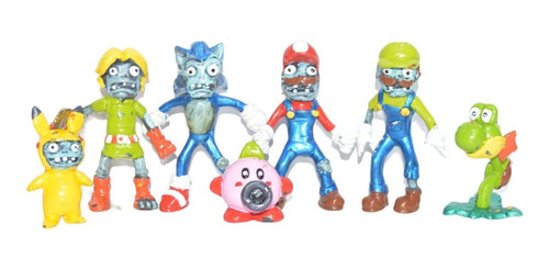 Muñecos Figuras Personajes Plantas Vs Zombies Smash Bros