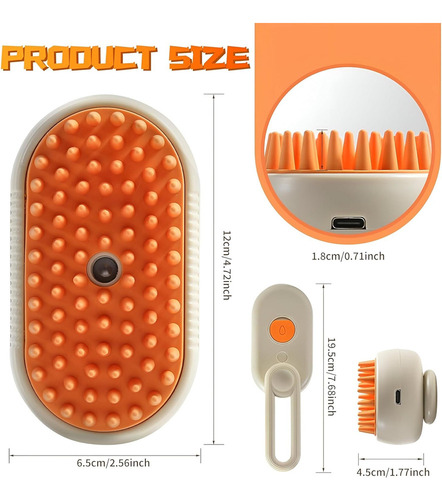 Swd Peine Vaporizador Antivuelco Para Mascotas