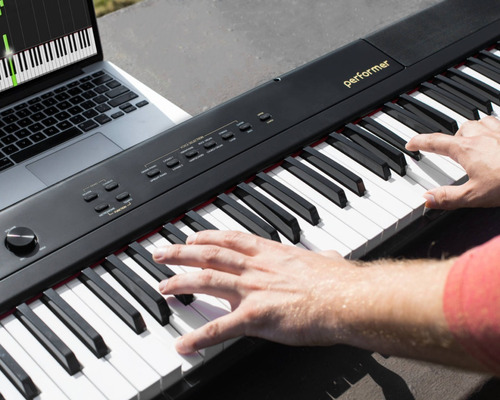 Imagen 6 de 8 de Piano Digital Eléctrico Artesia Performer 88 Tecla Sensitivo
