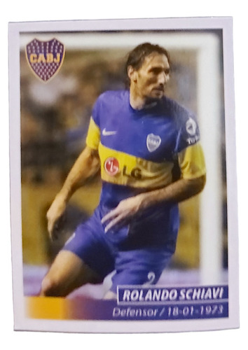 Figurita Rolando Schiavi Album Futbol 2011
