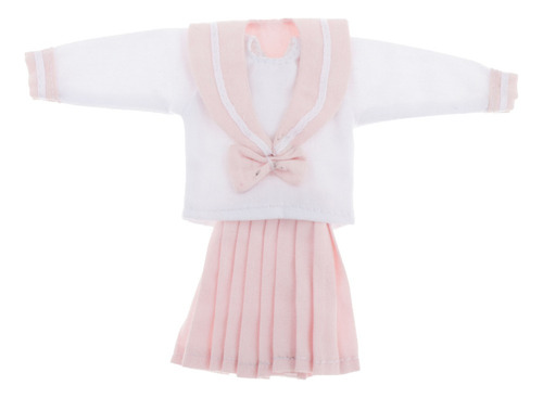 * Kawaii Cute 1: 6 Doll Ropa De Uniforme Escolar Para