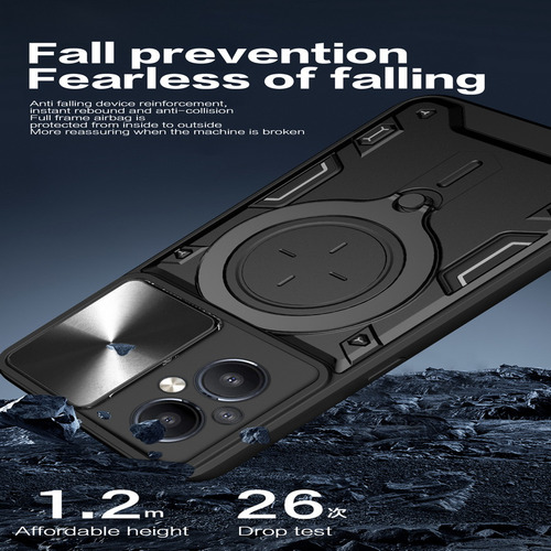 Funda Con Soporte Magnético Para Oppo Reno 7 Lite