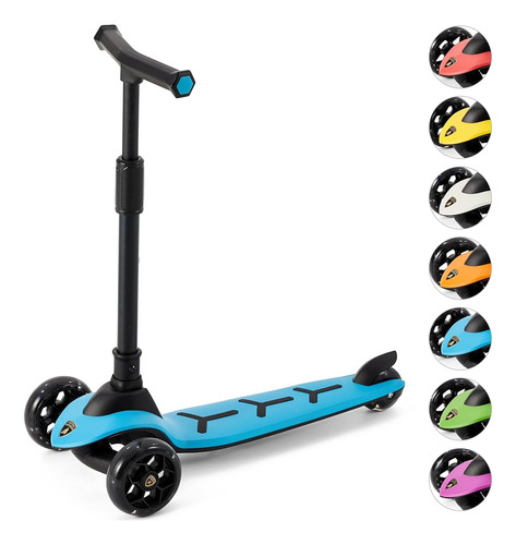 Toddoowish Kick Scooter Para Niños De 3+ Años - Manillar Ple