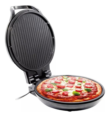 Sartén Pizza Horno Maker Eléctrica Grill Horno Plancha 2en1