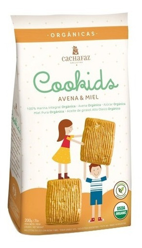 Galletas Cachafaz Cookids Avena & Miel Barata La Golosineria