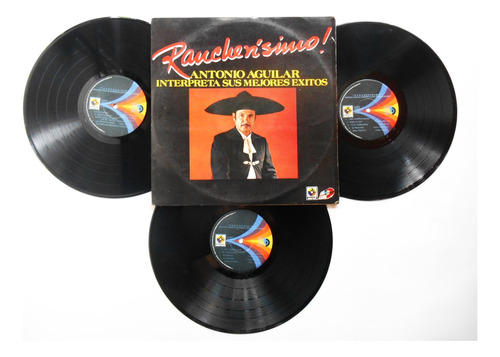 Antonio Aguilar Rancherisimo Sus Mejores Exitos Lp Vinilo