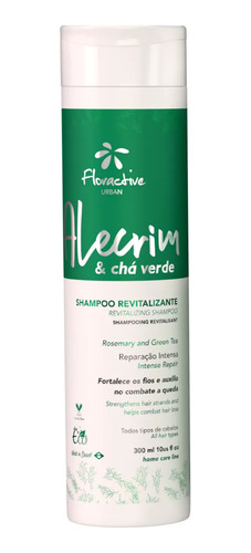 Kit Shampoo Condicionador Mascara Alecrim E Chá Verde