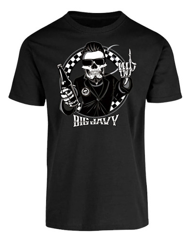 Playera Oficial De Viva El Ska Mexicano / Diseño Calavera