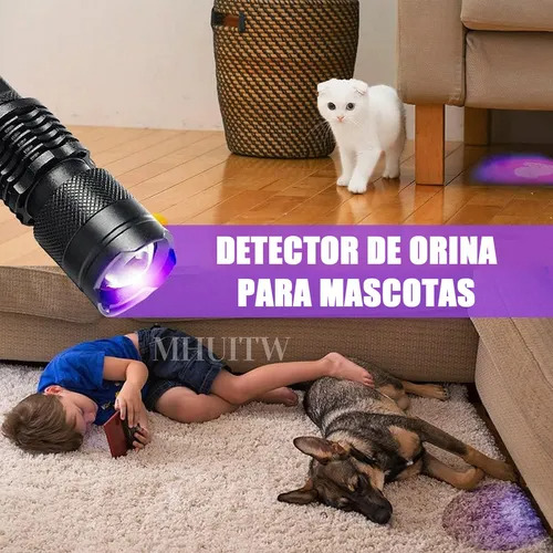 Lámpara Led Uv Ultravioleta 395nm Linterna Táctica Billetes