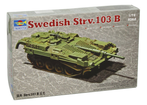 Trompetista 1/72 Sueco Strv 103b Tanque De Batalla Principa.
