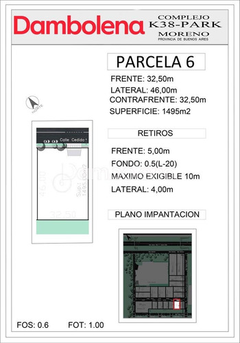 Imagen 3 de 19 de Terreno Lote En Venta Sector B - Uf6 - La Reja - Moreno