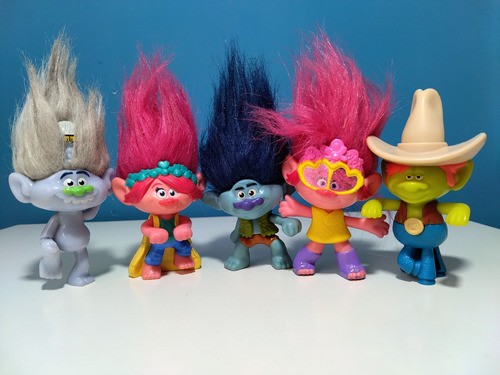 Muñecos Trolls Se Armo La Banda X 5 (Usado)