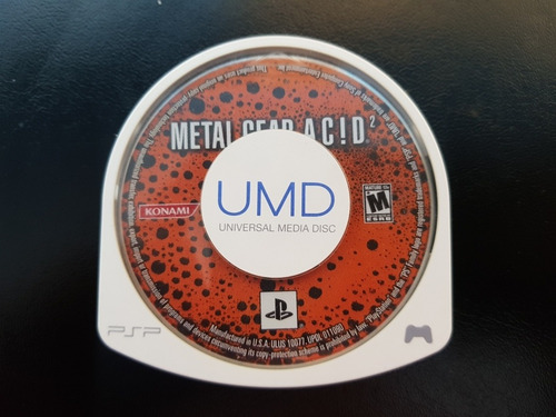 Metal Gear Acid 2 Para Psp En Buen Estado Físico Original