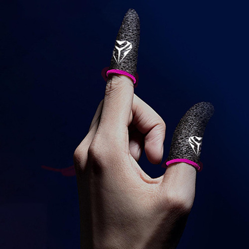 4 Par De Guantes Resistentes Al Sudor Del Controlador Rosa