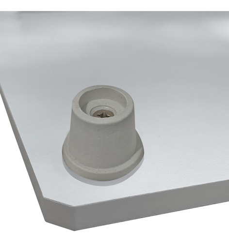 Tabuleiro Para Bolo Mdf 9mm Retangular 35x50cm Confeitaria Cor Branco