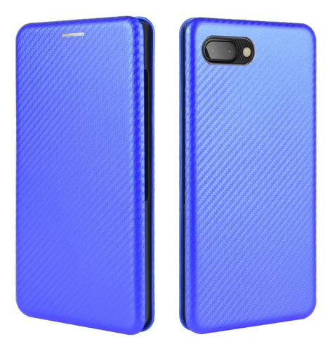 Funda Con Tapa Anticaída De Fibra De Carbono Para Blackberry