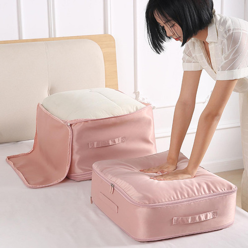 Bolsa De Almacenamiento De Edredón Organizador Rosa