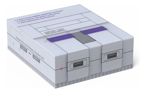 Case Retroflag Snespi Para Raspberry Pi 3 B E B+