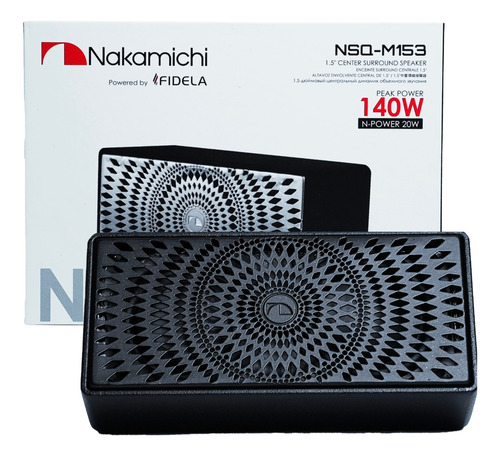 Caixa Central Alto Falante Nakamichi 1.5 Pol 140w Nsq-m153