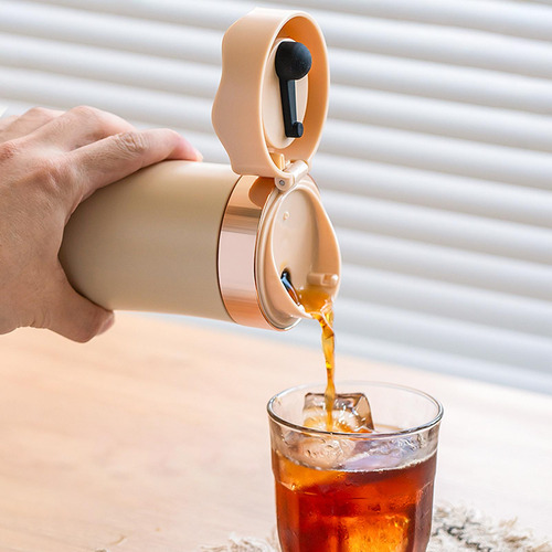 Taza De Viaje Al Vacío Portale, Taza De Café De 320ml, Oro