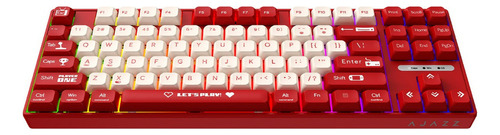 Xing Teclado Mecánico Con Cable Ak870mc Con Interruptor