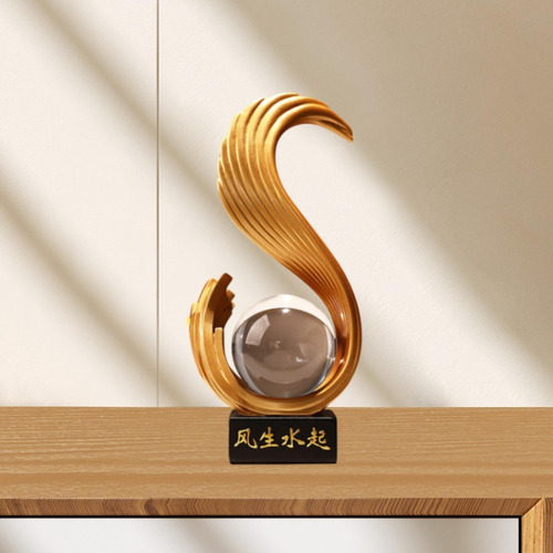 Estatua De Arte Abstracto Moderno Fengshui Figurita Recogida