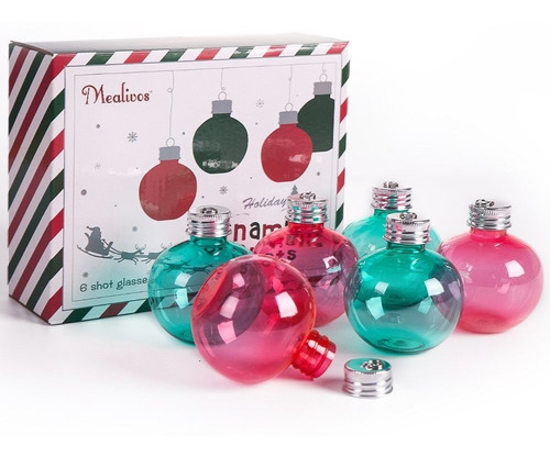 Mealivo Juego 6 Vaso Navidad Spirit Shot