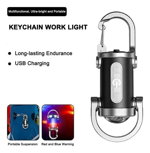 Linterna Portátil Tipo Llavero Portátil, Mini Linterna Led,
