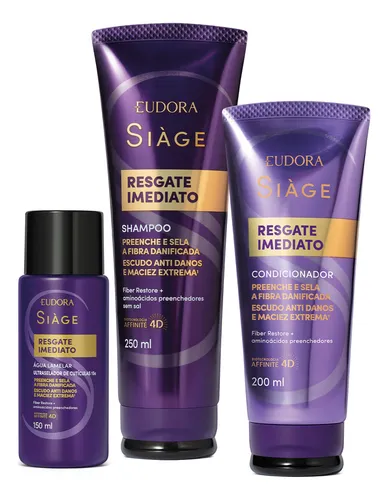 Combo Siàge Resgate Imediato: Shampoo 250ml + Condicionador