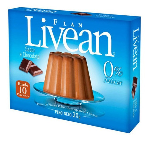 Flan Livean 20 Gr Chocolate(10uni) Super