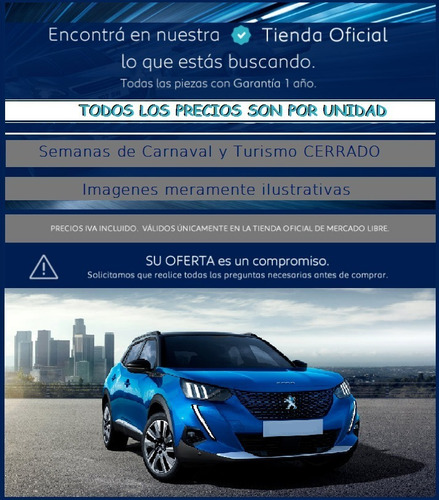 Imagen 2 de 4 de Bujía Peugeot Ew10 206 307 308 407 Original