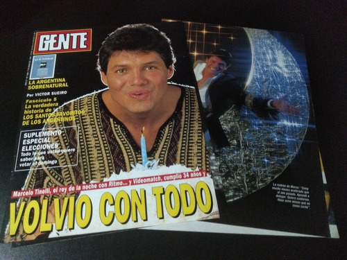 Marcelo Tinelli * Tapa Y Nota Revista Gente 1498 * 1994