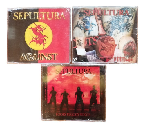 Pack Sepultura 3 Cd Singles Nuevos Sellados