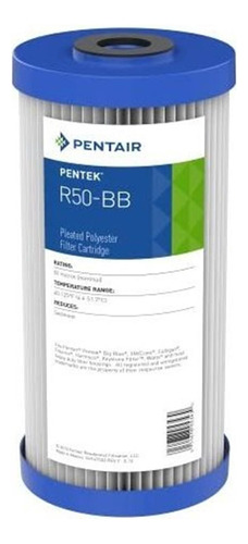 Pentek R50-bb Cartucho De Filtro De Poliéster Plisado, 