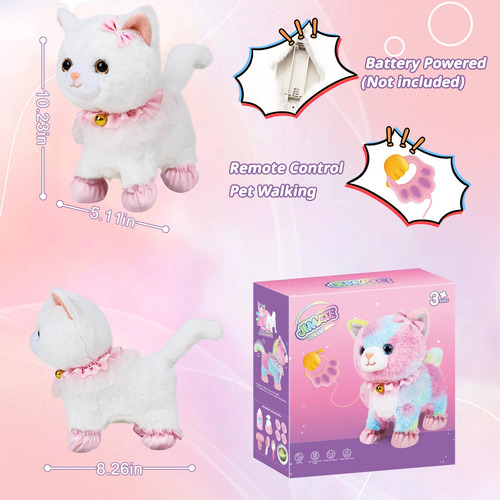 Robot De Peluche Electrónico Interactivo Que Camina Cat Jima