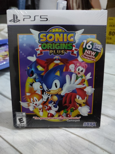 Juego Ps5 Sonic Origins Plus Nuevo Y Sellado 