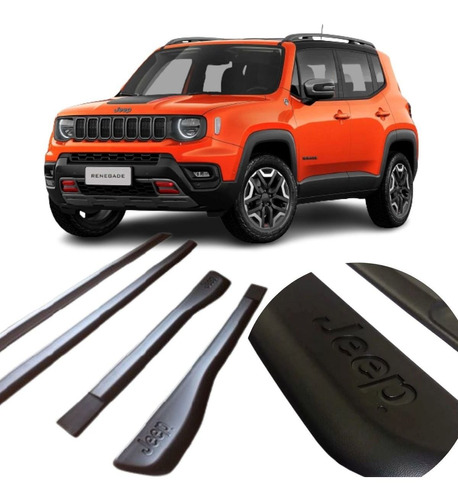 Jogo Friso Lateral Jeep Renegade  2021 2022 - Original Mopar