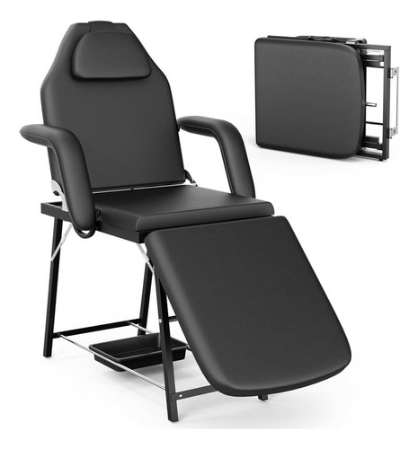 Syybhb Mesa Portátil De Tatuaje Plegable Silla De Spa Con