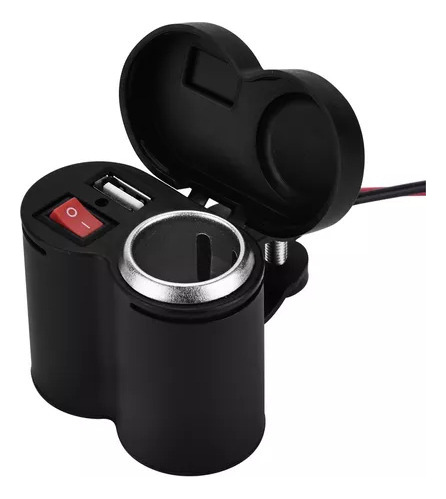 Cargador Usb Doble Para Encendedor De Motocicleta De 12-24 V