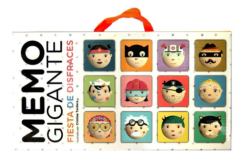 Imagen 1 de 6 de Memo Test Clap Con Piezas Gigantes Y Valija Juego De Memoria