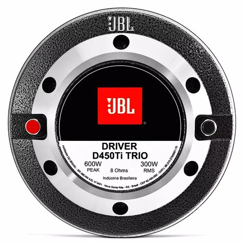 Corneta D450ti Trio 300wrms Titanio Jbl Selenio Profissional