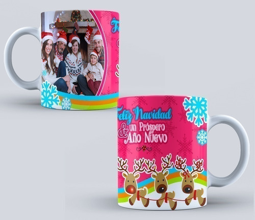 Plantillas Diseños Para Tazas Navidad Sublimación M34