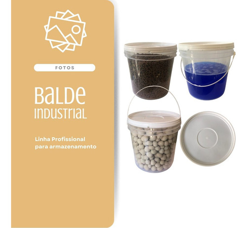 Balde Para Salada 3.2 Litros Transparente - 30 Pçs