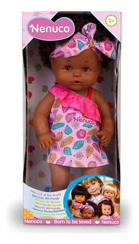 Muñeca Bebé Nenuco Colores Del Mundo - Afroamericana